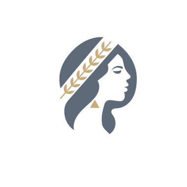 Kafasında çiçek olan güzel bir kız kaplıcaya ya da güzellik salonuna