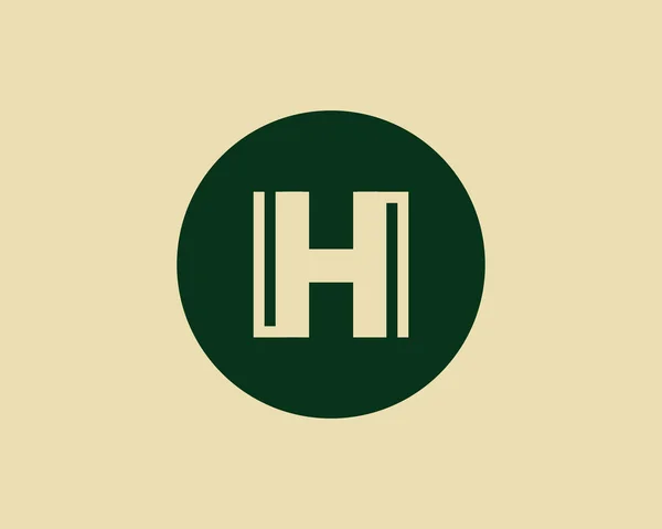 Harfi Sanat Logosu Tasarımı Ilk Konsept Vektörü Harfi Çizgiler Halinde — Stok Vektör