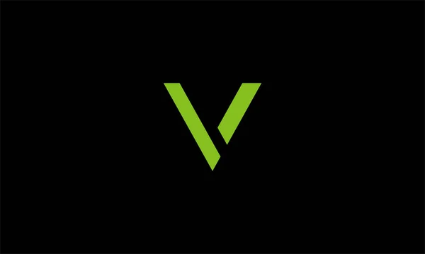 Lettera Spazio Negativo Icona Logo Iniziale Concetto — Vettoriale Stock