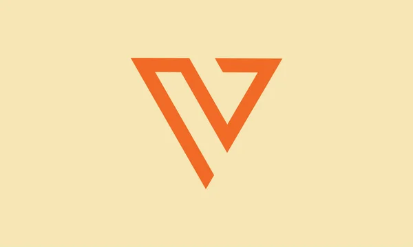 Creativo Color Naranja Letra Negativo Diseño Del Logotipo Del Espacio — Vector de stock