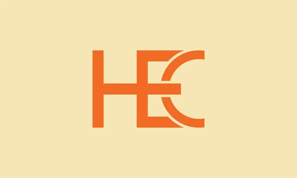 Lettere Creative Arancioni Design Logo Spazio Negativo Concetto Iniziale — Vettoriale Stock