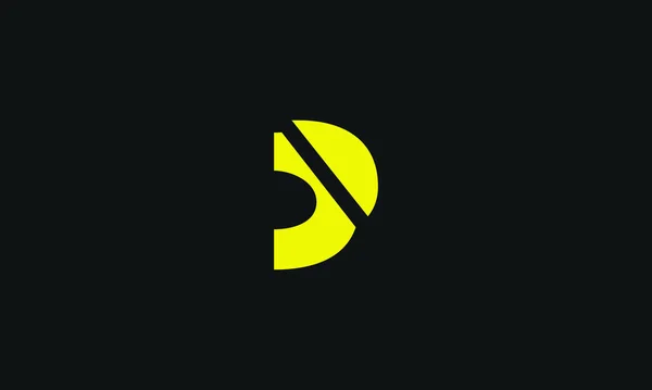 Logo Letra Negrita Diseño Vectorial Inicial Icono Premium Logo Vector — Vector de stock
