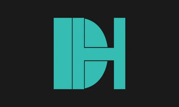 Kalın Harf Logosu Vektör Tasarımı Premium Simgesi Logo Vektörü — Stok Vektör