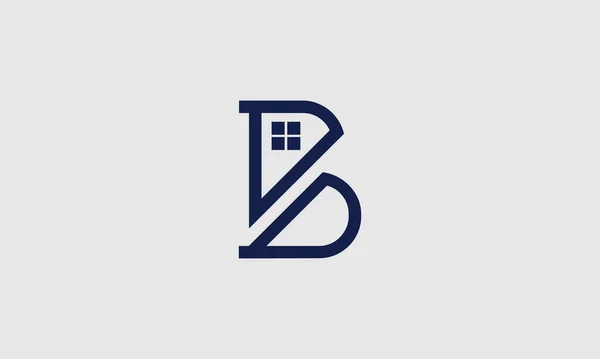 Літера Lines Logo Vector Design Створені Букви Ікони Блакитними Лініями — стоковий вектор