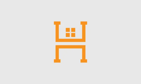 List Lines Logo Vector Design Ikona Kreatywnego Listu Pomarańczowymi Liniami — Wektor stockowy