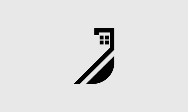 Lettre Lines Logo Vector Design Icône Lettre Créative Avec Lignes — Image vectorielle