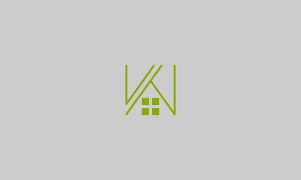 Uppercase Letter Logo Window Design Monogram Emblem Business Project Thin — Stockový vektor