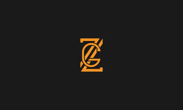 Αρχικό Γράμμα Κεφαλαία Μοντέρνα Γραμμές Λογότυπο Στοιχεία Πρότυπο Σχεδιασμού Σχεδιασμός — Διανυσματικό Αρχείο