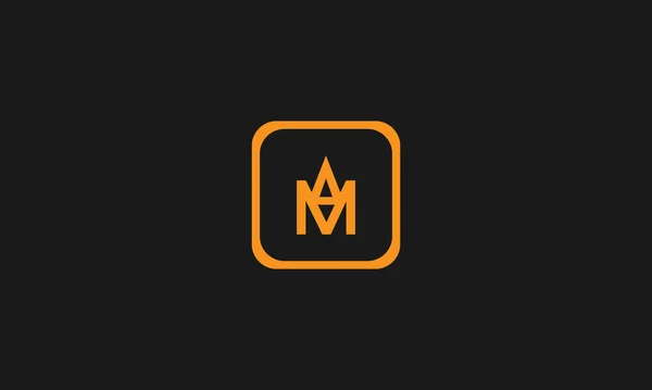 Lettre Initiale Majuscules Éléments Modèle Conception Logo Moderne Vecteur — Image vectorielle