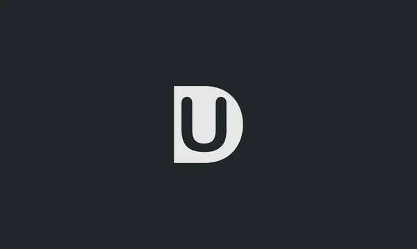 Initial Letter Uppercase Modern Logo Design Template Elements Vector — Stockvektor