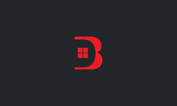 首字母Bo大写字母现代标志设计模板元素 — 图库矢量图片