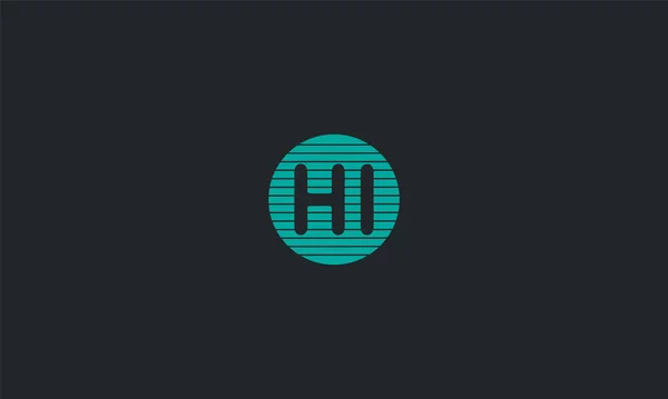 Letra Inicial Uppercase Modern Logo Design Template Elements Vector — Vector de stock