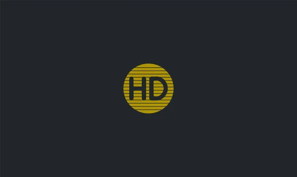 Eerste Letter Hoofdletters Modern Logo Design Template Elementen Vector — Stockvector