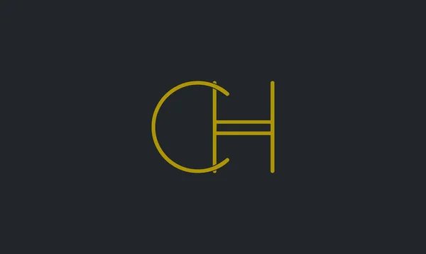 Eerste Letter Hoofdletters Moderne Lijnen Icoon Design Template Elementen Logo — Stockvector
