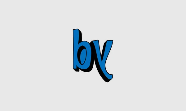 Жирная Буква Иконка Начальный Векторный Дизайн Значок Вектор — стоковый вектор