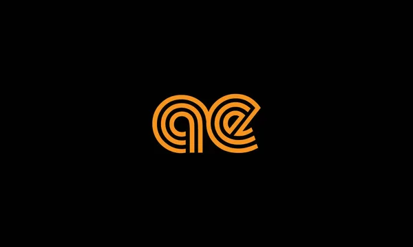 Creatieve Letter Grafische Lijnen Alfabet Pictogram Logo Ontwerp — Stockvector