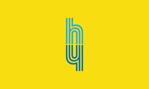 Creative Letter Graphic Lines Alphabet Icon Logo Design — Stock Vector
