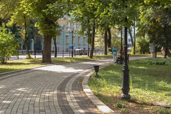 Stadtpark Steingasse Mit Baumlandschaft — Stockfoto