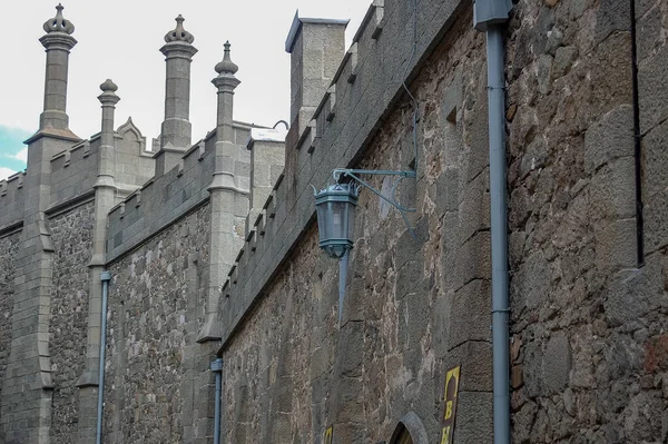 Kraliyet sarayı mimarisi yakın çekim kompozisyonu