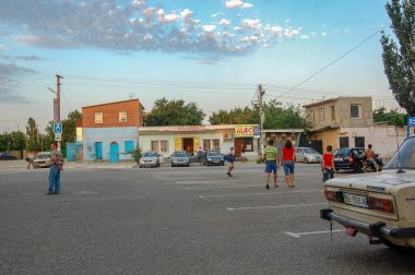 şehir inşa modern mimari kompozisyonu