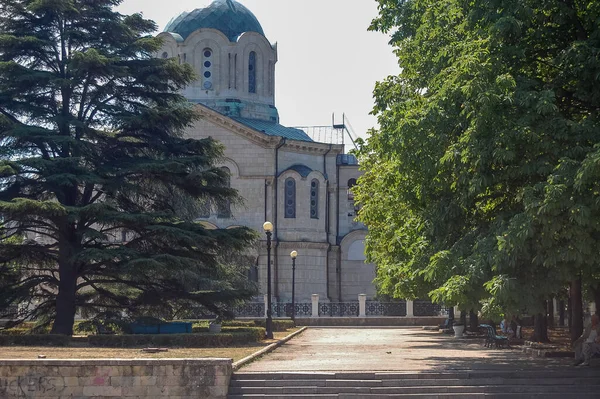 Міське Будівництво Сучасна Архітектурна Композиція — стокове фото