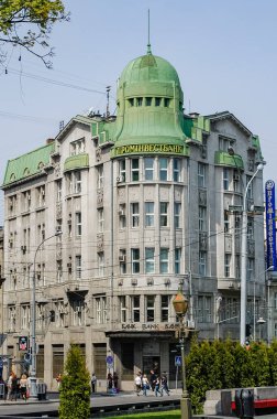 Gotik eski kasaba mimarisi kompozisyonu