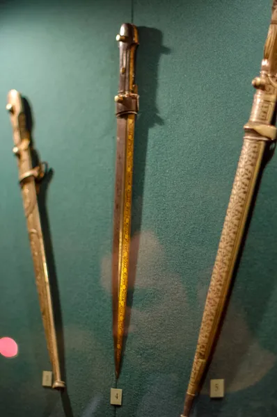 Müze Sergisi Silah Zırh Örnekleri — Stok fotoğraf