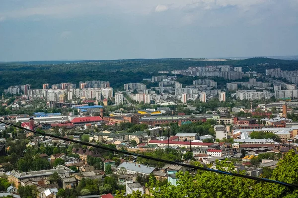 Старий Вид Місто Пагорба — стокове фото