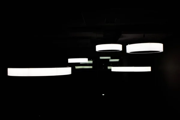 Lights Ceiling Dark — 图库照片