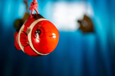 Ceramic fish in the ocean