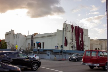 Los Angeles 'ta eski bir kilise yıkıldı.
