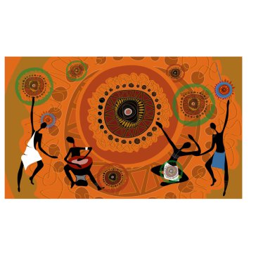 Siyah Afrikalı kızlar dans ediyor