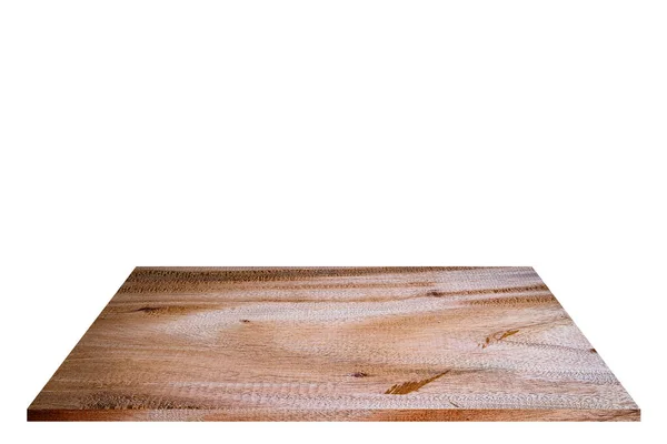 Pusty Drewniany Materiał Deski Kształcie Kwadratu Umieszczenia Produktu Innych Izolowany — Zdjęcie stockowe