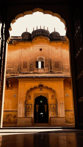 Frame Een Lijst Een Paleis Van Jaipur Rajasthan — Stockfoto