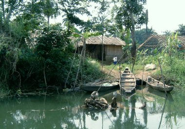   REKAM DIGITAL CAMERA, 2006 fotoğrafı, Afrika, Nijerya, Imo Nehri deltası        