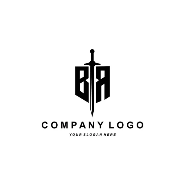 Písmeno Logo Abecední Ilustrace Počátečního Designu Značky Trička Sítotisk Samolepky — Stockový vektor