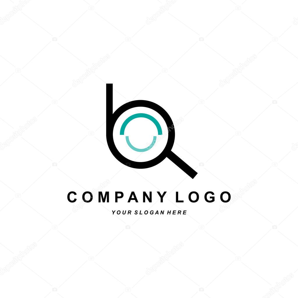 BR letter logo, alphabet illustration of the company's initial brand design, t-shirts, screen printing, stickers