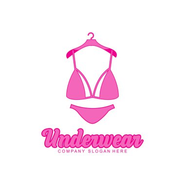 Şık giyim logosu vektörü, Erkek ve Kadın Moda Tasarımı Çizimi