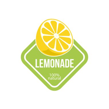 Vektör duvar kâğıdı tasarımı limon meyvesi logosu C vitamini, sarı, bahçede ve pazarda