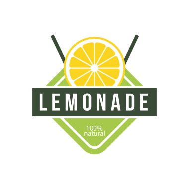 Vektör duvar kâğıdı tasarımı limon meyvesi logosu C vitamini, sarı, bahçede ve pazarda