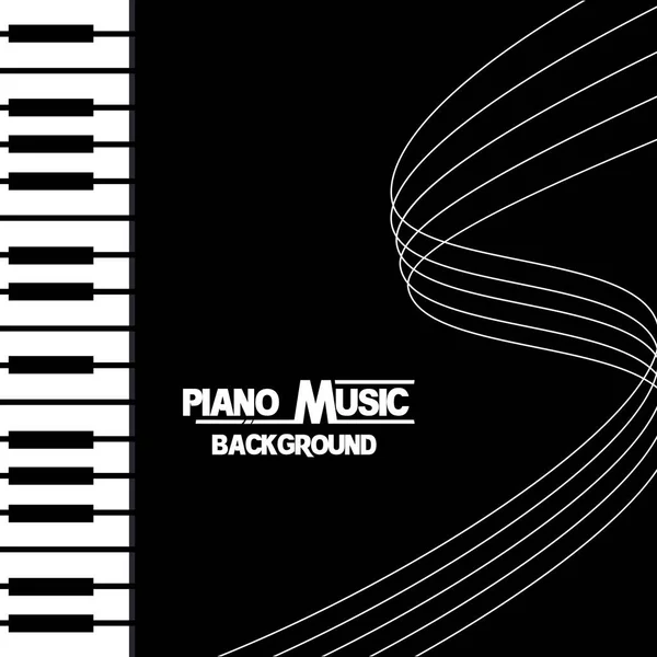 钢琴乐器标志矢量 背景设计 屏幕印刷 — 图库矢量图片