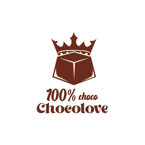 Шоколадный Любовый Дизайн Вектора Совершенный Предложения Валентиного Деня — стоковый вектор