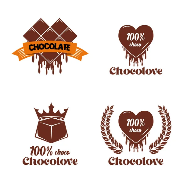 Conception Vecteur Liquide Chocolat Parfait Pour Publicité Journée Valentine — Image vectorielle