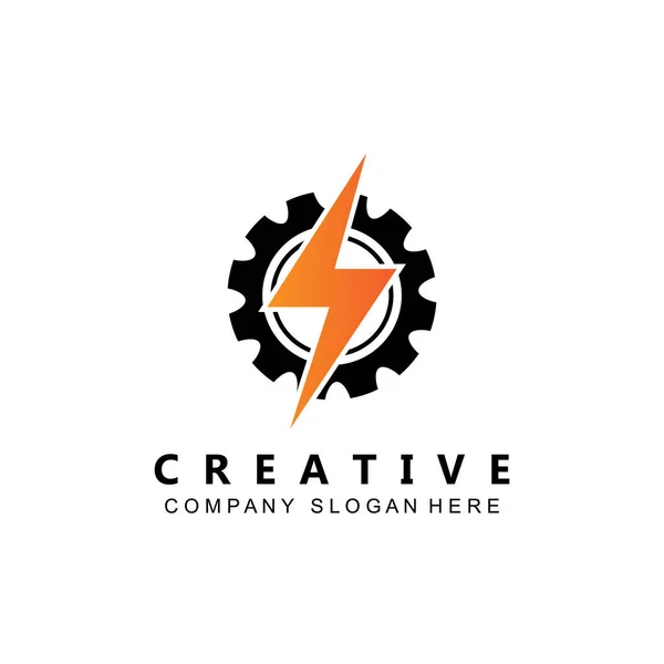 ELEKTRİK CURRETİ VECTOR DESIGN logosu, Havalı Işıklandırma