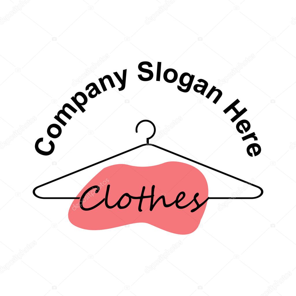 Stylish clothing logo vector, Men And Women Fashion Design Illustration