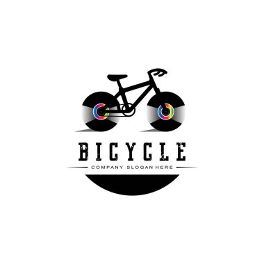 Motosiklet Logosu Simgesi Vektörü, spor aracı, yarış, gündelik, yokuş aşağı, retro şablon