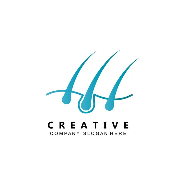Hair Care Logo Vector Icon Skin Health Illustration Design Concept — Stock Vector