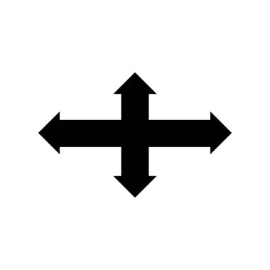 Ok vektör illüstrasyon simgesi Logo Şablonu tasarımı