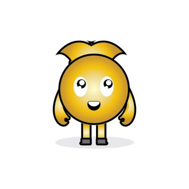 duygu emoji çizgi film logo vektör sembolü