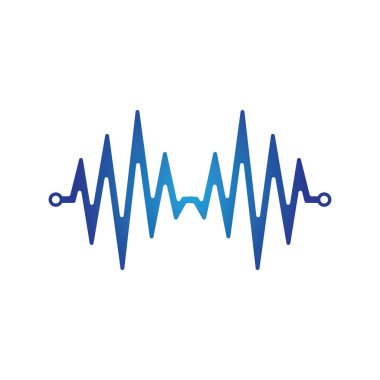 Müzik Notası Simge Vektörü illüstrasyon tasarımı